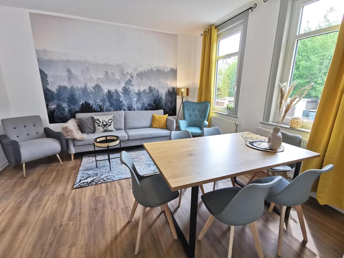Bohnapartments - Stadtblick Zechenhaus - Balkon - Gratis Parkplatz - Wlan - Sehr Ruhig - Barrierearm Ilmenau Exteriör bild